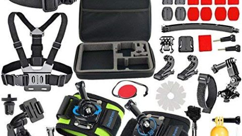 SmilePowo 51-in-1,Outdoor Sports Camera Accessories Kit